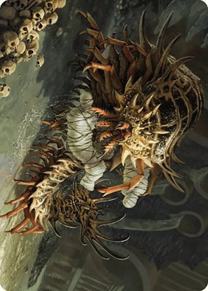 Rot Farm Mortipede Art Card, Art Series: Murders at Karlov Manor 10