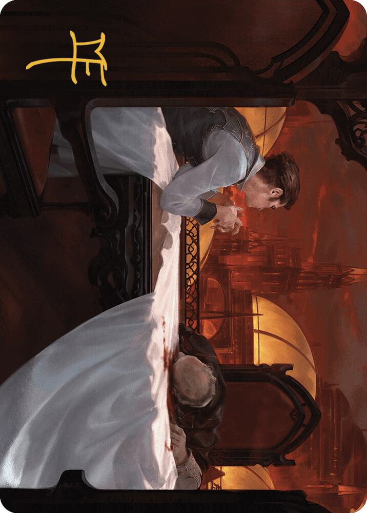 Expedited Inheritance Art Card (Gold-Stamped Signature), Art Series: Murders at Karlov Manor 12