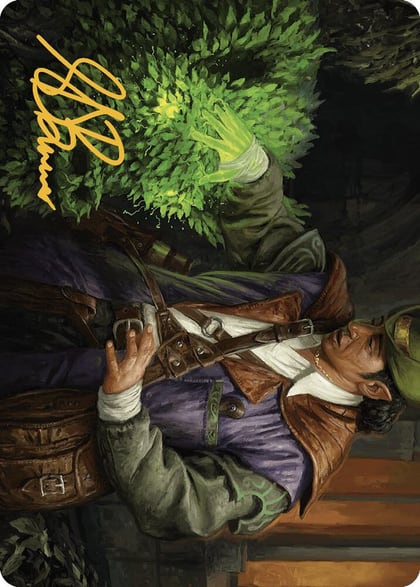 Hedge Whisperer Art Card (Gold-Stamped Signature), Art Series: Murders at Karlov Manor 14