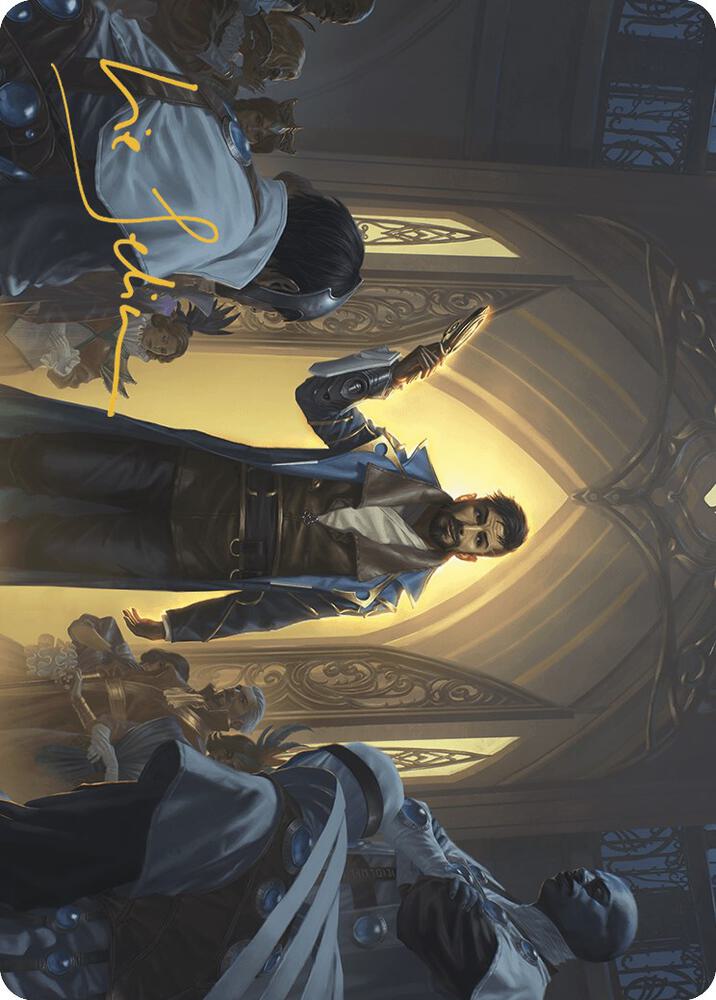 Auspicious Arrival Art Card (Gold-Stamped Signature), Art Series: Murders at Karlov Manor 2