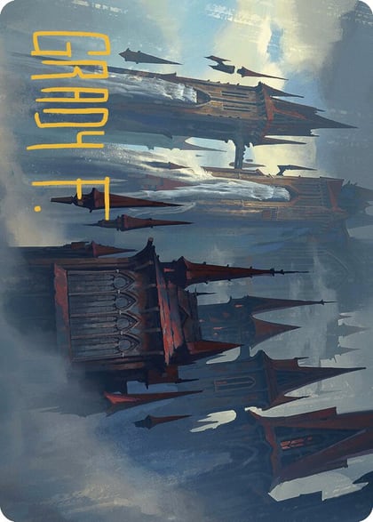 Thundering Falls Art Card (Gold-Stamped Signature), Art Series: Murders at Karlov Manor 27