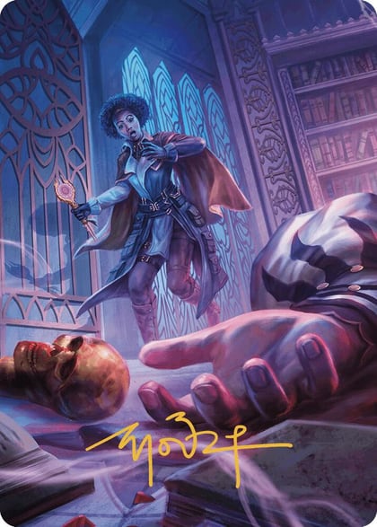 Deadly Complication Art Card (Gold-Stamped Signature), Art Series: Murders at Karlov Manor 33