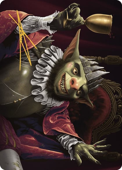 Krenko, Baron of Tin Street Art Card (Gold-Stamped Signature), Art Series: Murders at Karlov Manor 40