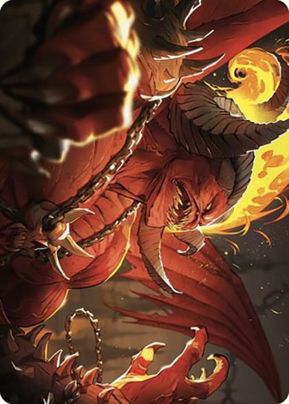 Rakdos, Patron of Chaos Art Card (45/49), Art Series: Murders at Karlov Manor 45