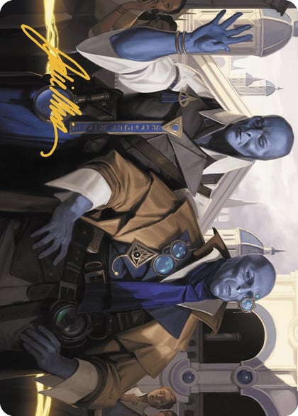 Hotshot Investigators Art Card (Gold-Stamped Signature), Art Series: Murders at Karlov Manor 5