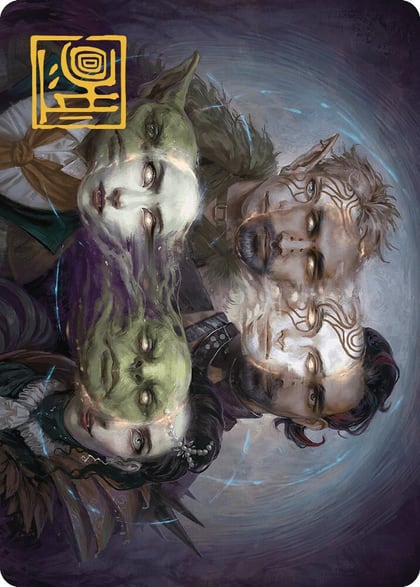 Illicit Masquerade Art Card (Gold-Stamped Signature), Art Series: Murders at Karlov Manor 8