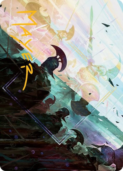 Surge of Salvation Art Card (Gold-Stamped Signature), Art Series: March of the Machine 10