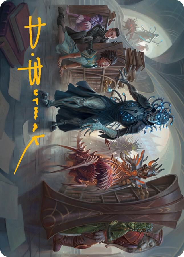 Invasion of Arcavios Art Card (Gold-Stamped Signature), Art Series: March of the Machine 11
