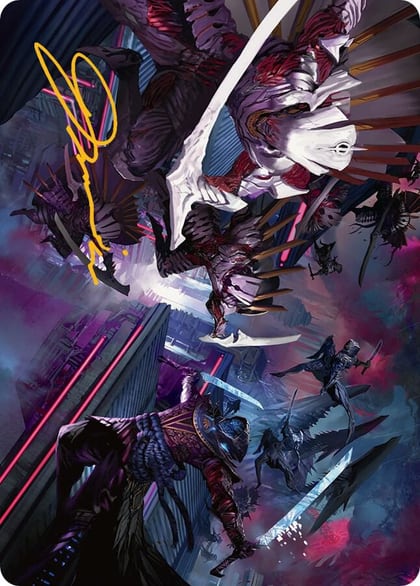 Invasion of Kamigawa Art Card (Gold-Stamped Signature), Art Series: March of the Machine 12