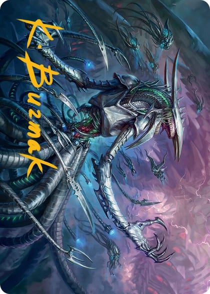 Jin-Gitaxias Art Card (Gold-Stamped Signature), Art Series: March of the Machine 13