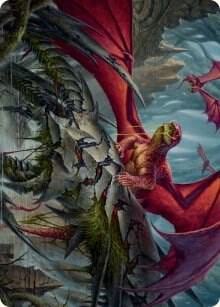 Hoarding Broodlord Art Card, Art Series: March of the Machine 23