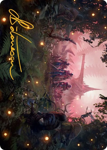 Invasion of Eldraine Art Card (Gold-Stamped Signature), Art Series: March of the Machine 24