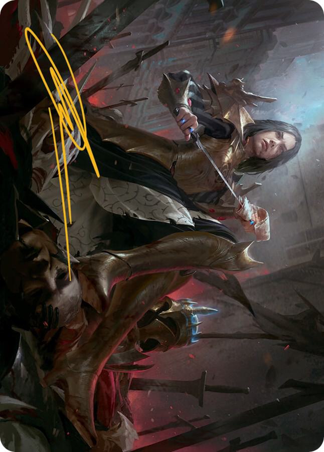 Marchesa, Resolute Monarch Art Card (25/81) (Gold-Stamped Signature), Art Series: March of the Machine 25