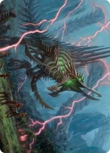 Etali, Primal Sickness Art Card, Art Series: March of the Machine 32