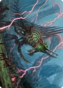 Etali, Primal Sickness Art Card, Art Series: March of the Machine 32
