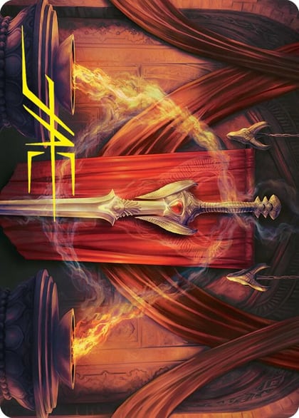 Ramosian Greatsword Art Card (Gold-Stamped Signature), Art Series: March of the Machine 37