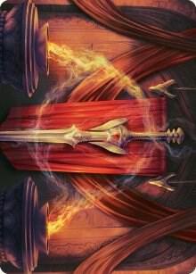 Ramosian Greatsword Art Card, Art Series: March of the Machine 37