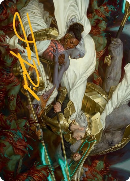 Storm the Seedcore (Gold-Stamped Signature), Art Series: March of the Machine 41
