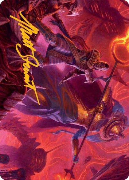 Djeru and Hazoret Art Card (Gold-Stamped Signature), Art Series: March of the Machine 44