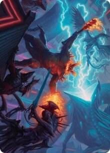 Hidetsugu and Kairi Art Card, Art Series: March of the Machine 45
