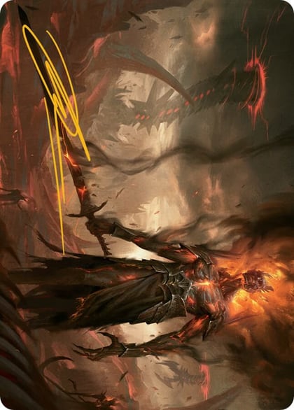 Ashen Reaper Art Card (Gold-Stamped Signature), Art Series: March of the Machine 46