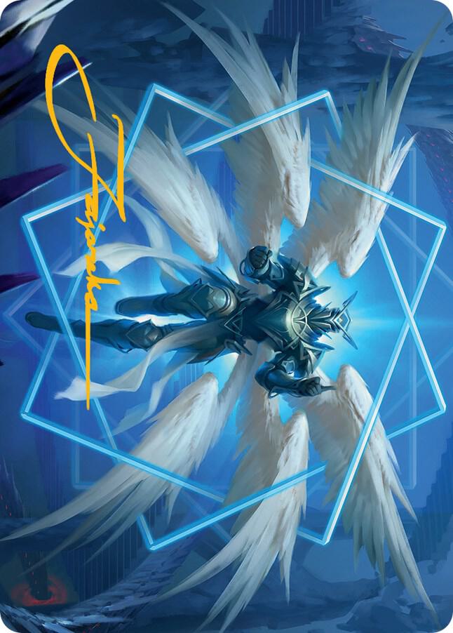 Vertex Paladin Art Card (Gold-Stamped Signature), Art Series: March of the Machine 48