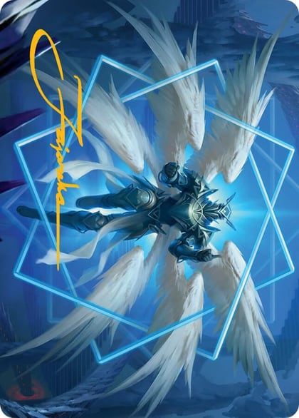 Vertex Paladin Art Card (Gold-Stamped Signature), Art Series: March of the Machine 48