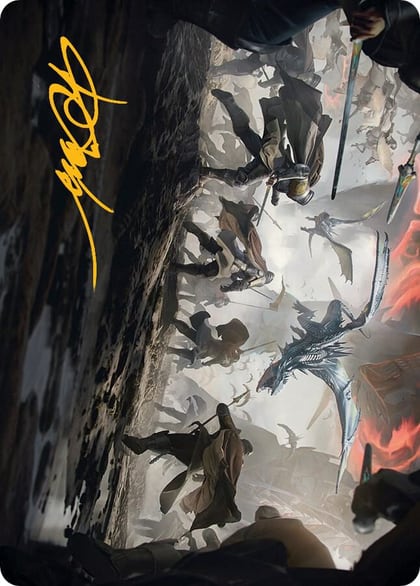 Invasion of Dominaria Art Card (Gold-Stamped Signature), Art Series: March of the Machine 6