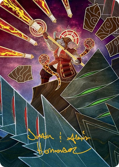 Quintorius, Loremaster Art Card (63/81) (Gold-Stamped Signature), Art Series: March of the Machine 63