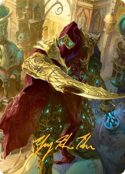 Baral, Chief of Compliance Art Card (Gold-Stamped Signature), Art Series: March of the Machine 68