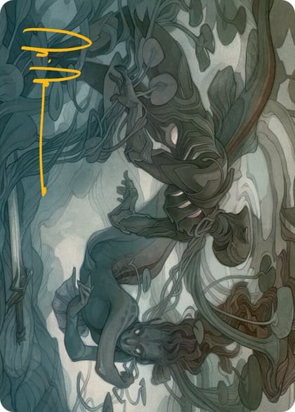 Emry, Lurker of the Loch Art Card (Gold-Stamped Signature), Art Series: March of the Machine 69