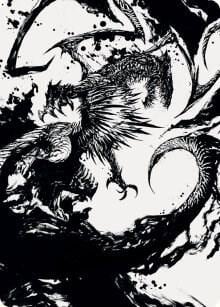 Skithiryx, the Blight Dragon Art Card, Art Series: March of the Machine 71