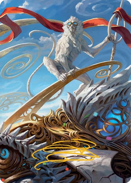Ragavan, Nimble Pilferer Art Card (Gold-Stamped Signature), Art Series: March of the Machine 74