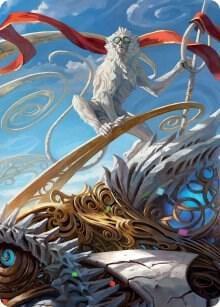 Ragavan, Nimble Pilferer Art Card, Art Series: March of the Machine 74