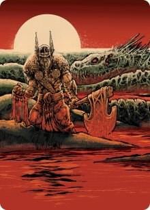 Fynn, the Fangbearer Art Card, Art Series: March of the Machine 76