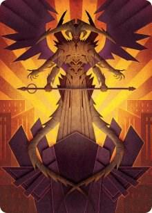 Atraxa, Praetors' Voice Art Card, Art Series: March of the Machine 77