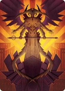 Atraxa, Praetors' Voice Art Card, Art Series: March of the Machine 77