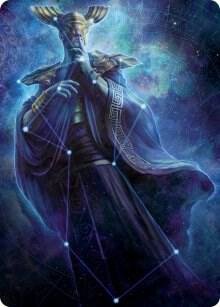 Atris, Oracle of Half-Truths Art Card, Art Series: March of the Machine 78