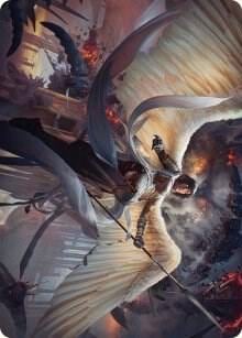 Serra Faithkeeper Art Card, Art Series: March of the Machine 7