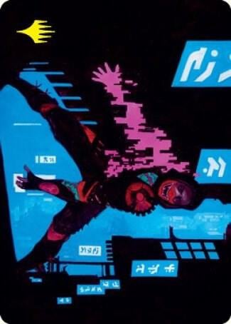 Return to Action Art Card (Gold-Stamped Signature), Art Series: Kamigawa: Neon Dynasty 12