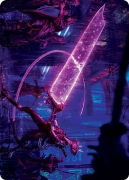 Enormous Energy Blade Art Card, Art Series: Kamigawa: Neon Dynasty 16