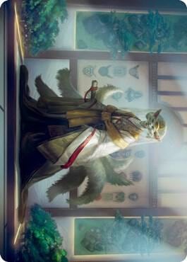 Light-Paws, Emperor's Voice Art Card, Art Series: Kamigawa: Neon Dynasty 23
