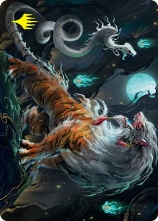 Gloomshrieker Art Card (Gold-Stamped Signature), Art Series: Kamigawa: Neon Dynasty 28