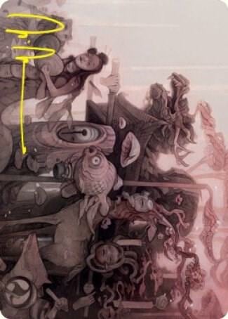March of Burgeoning Life Art Card (Gold-Stamped Signature), Art Series: Kamigawa: Neon Dynasty 29