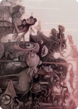 March of Burgeoning Life Art Card, Art Series: Kamigawa: Neon Dynasty 29