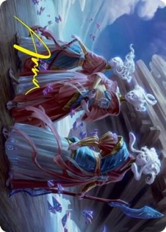 Guardians of Oboro Art Card (Gold-Stamped Signature), Art Series: Kamigawa: Neon Dynasty 30