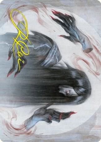 Clawing Torment Art Card (Gold-Stamped Signature), Art Series: Kamigawa: Neon Dynasty 32