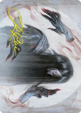 Clawing Torment Art Card (Gold-Stamped Signature), Art Series: Kamigawa: Neon Dynasty 32