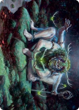 Myojin of Towering Might Art Card, Art Series: Kamigawa: Neon Dynasty 34
