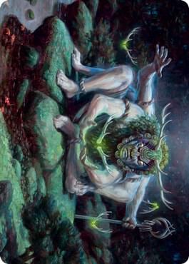 Myojin of Towering Might Art Card, Art Series: Kamigawa: Neon Dynasty 34